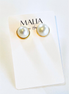 Tide Sculpted Stud Earrings