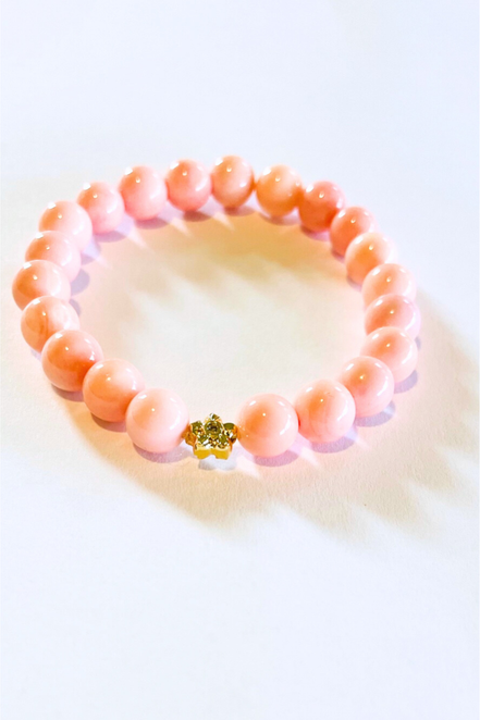 Plumeria Blush Bracelet