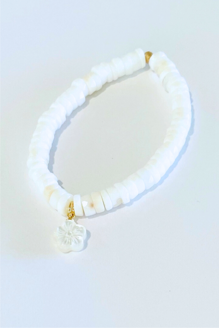Opal Plumeria Bracelet